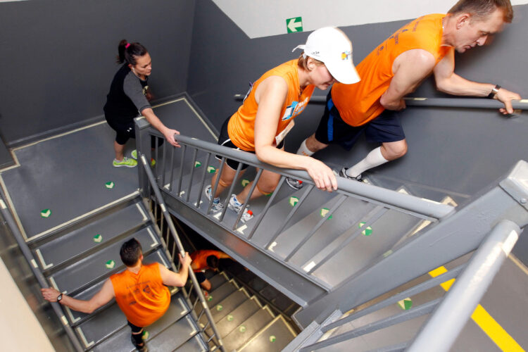 Going Up? Stair climbing a challenge on all levels